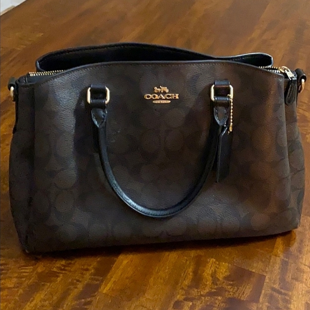 Authentic coach brown purse